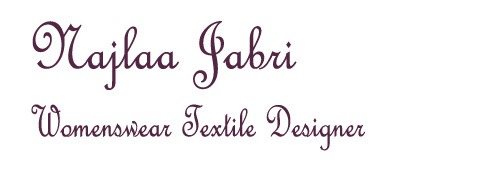 Najlaa Jabri // Womenswear Textile Designer